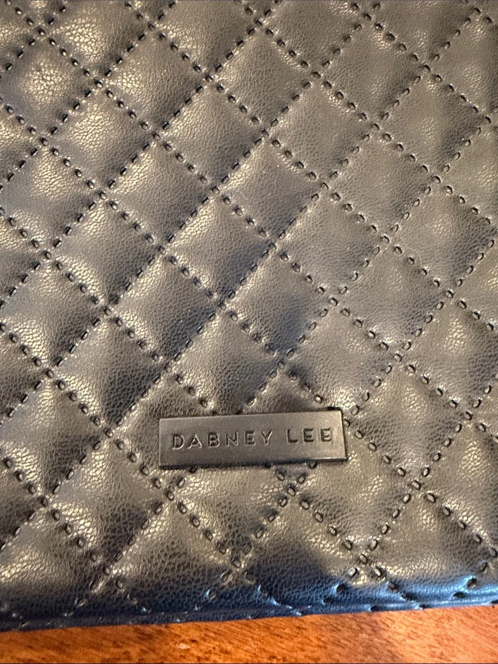 Dabney Lee Laptop Case Quilted Black